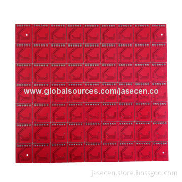 Newest 2014 2-layer epoxy PCB with red solder mask